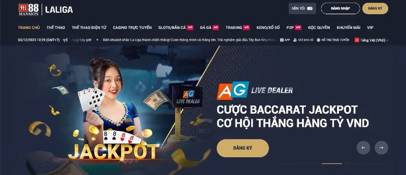 Nạp tiền nhanh tại M88